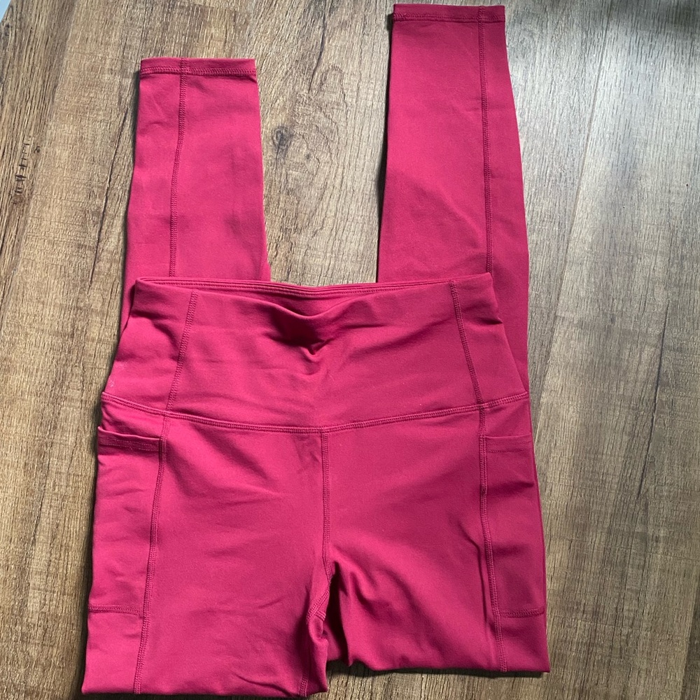NWOT Burgundy Leggings
